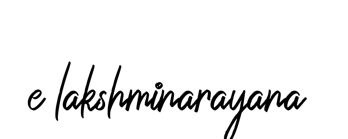 E-lakshminarayana- signature