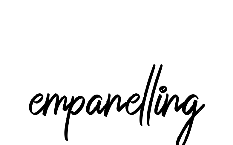 Empanelling signature