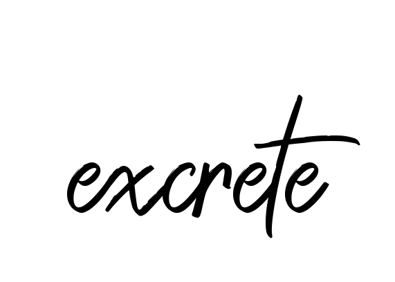 Excrete signature