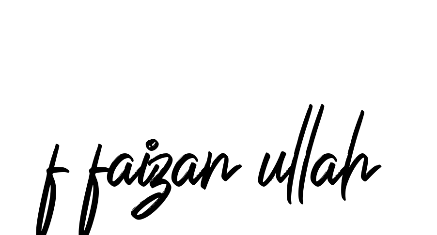 F-faizan-ullah signature