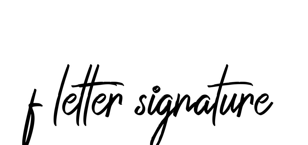 F-letter-signature signature