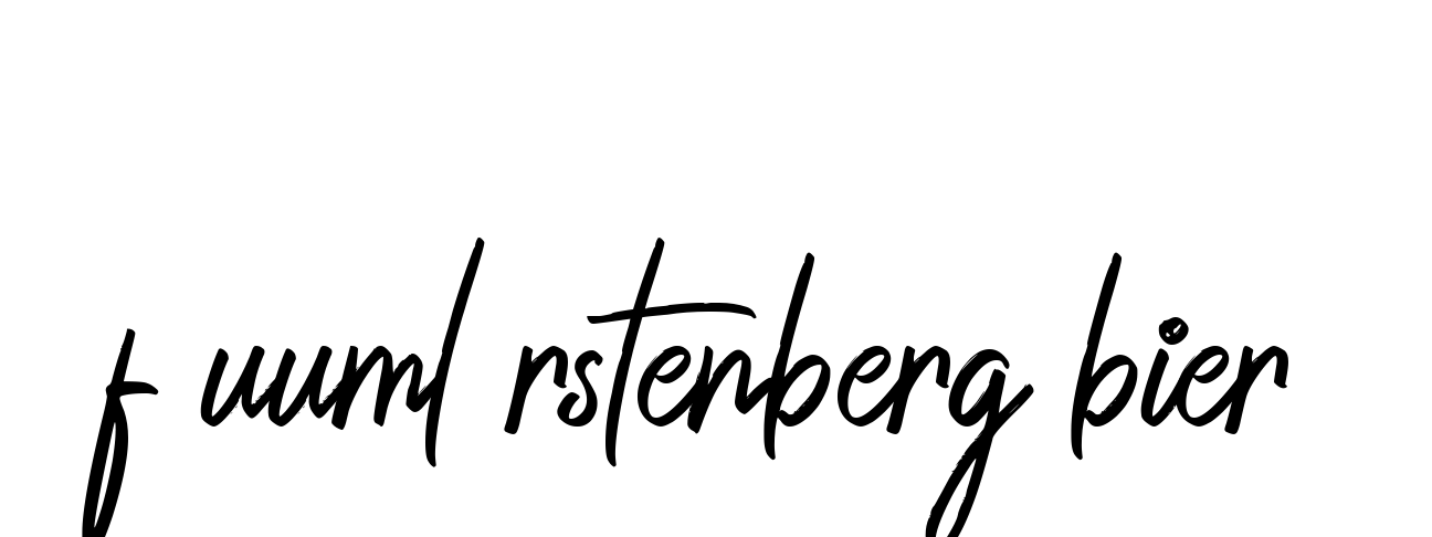 F-uuml-rstenberg-bier signature