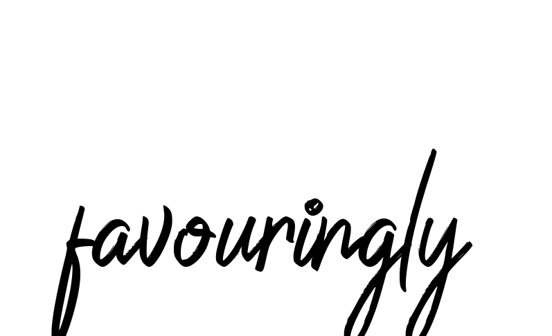 Favouringly signature