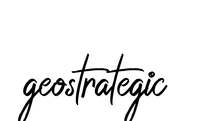 Geostrategic signature