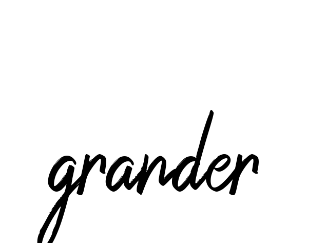 Grander signature
