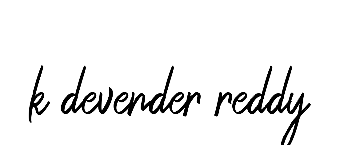 K-devender-reddy- signature