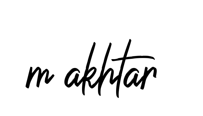 M-akhtar- signature