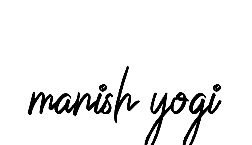 Manish-yogi signature