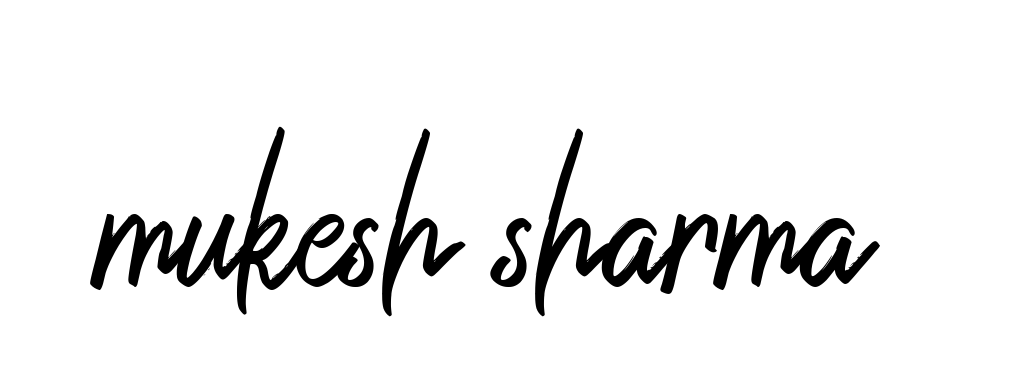 Mukesh-sharma- signature