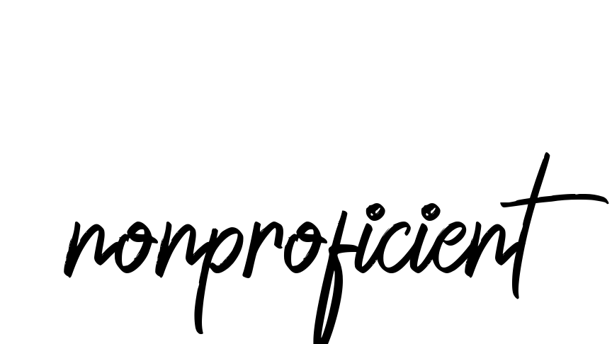 Nonproficient signature