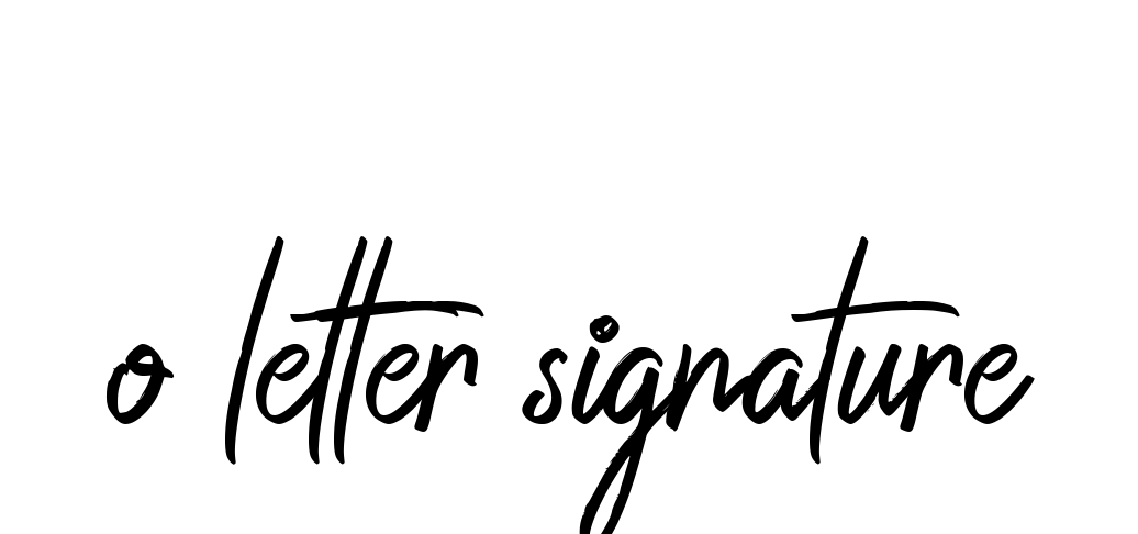 O-letter-signature signature
