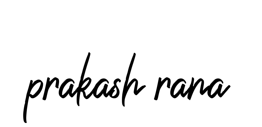 Prakash-rana signature