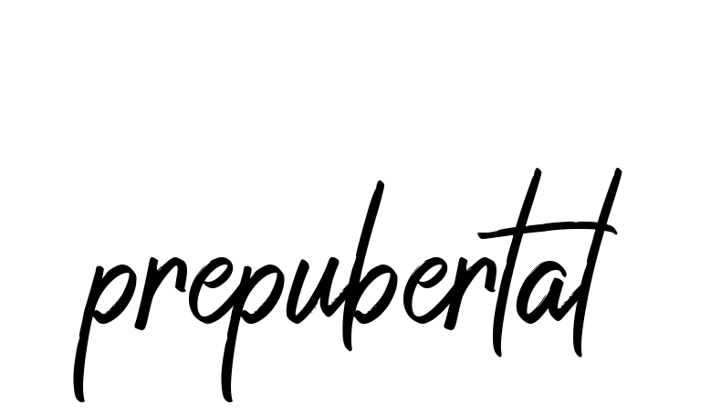 Prepubertal signature