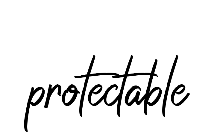 Protectable signature