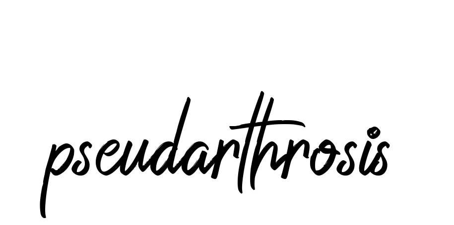 Pseudarthrosis signature