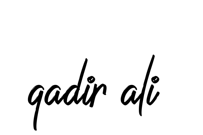 Qadir-ali- signature