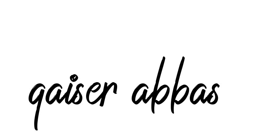 Qaiser-abbas signature
