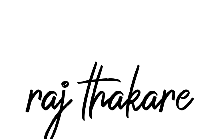 Raj-thakare signature