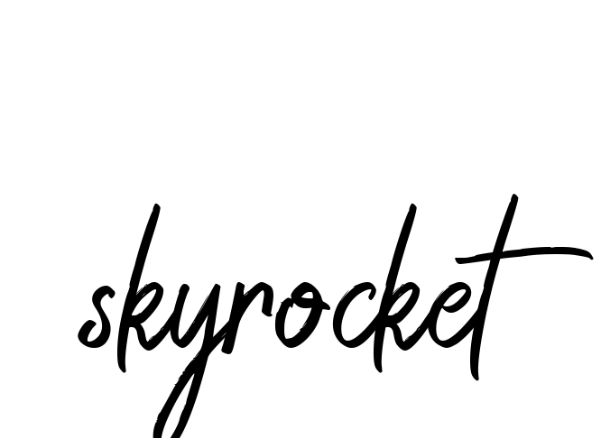 Skyrocket signature