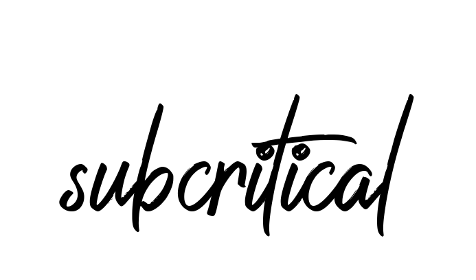 Subcritical signature