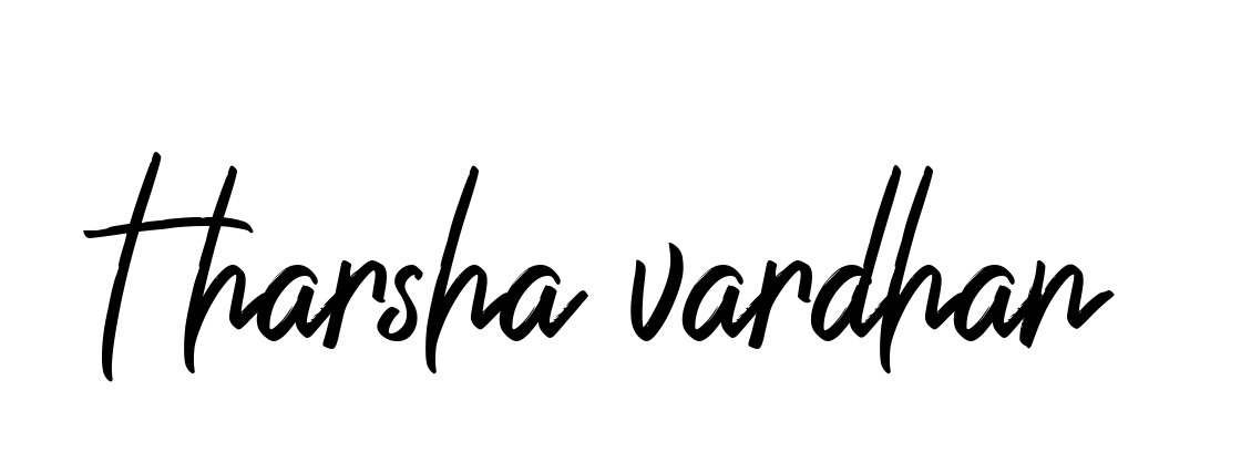 T-harsha-vardhan signature
