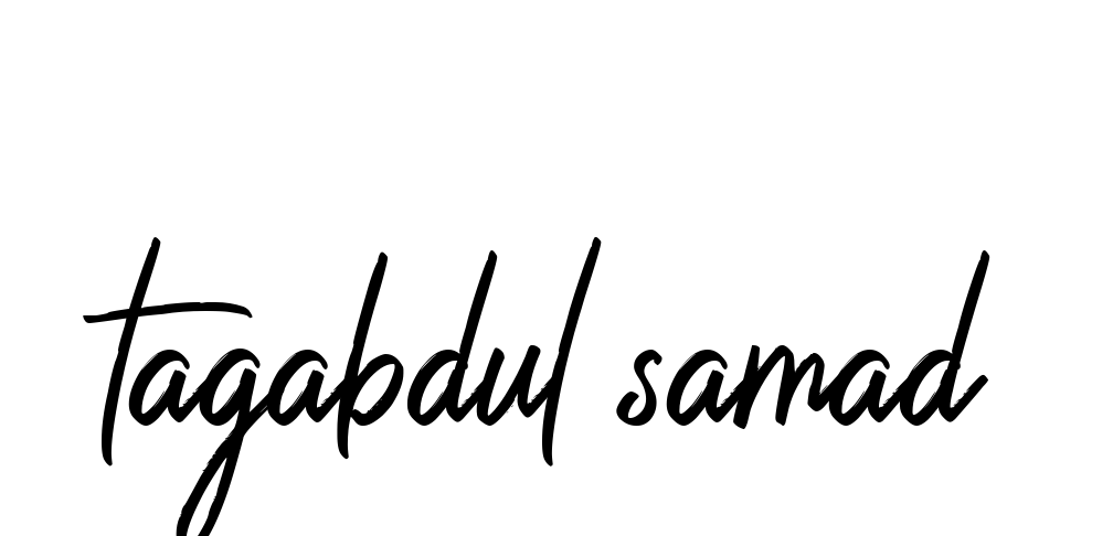 Tagabdul-samad signature