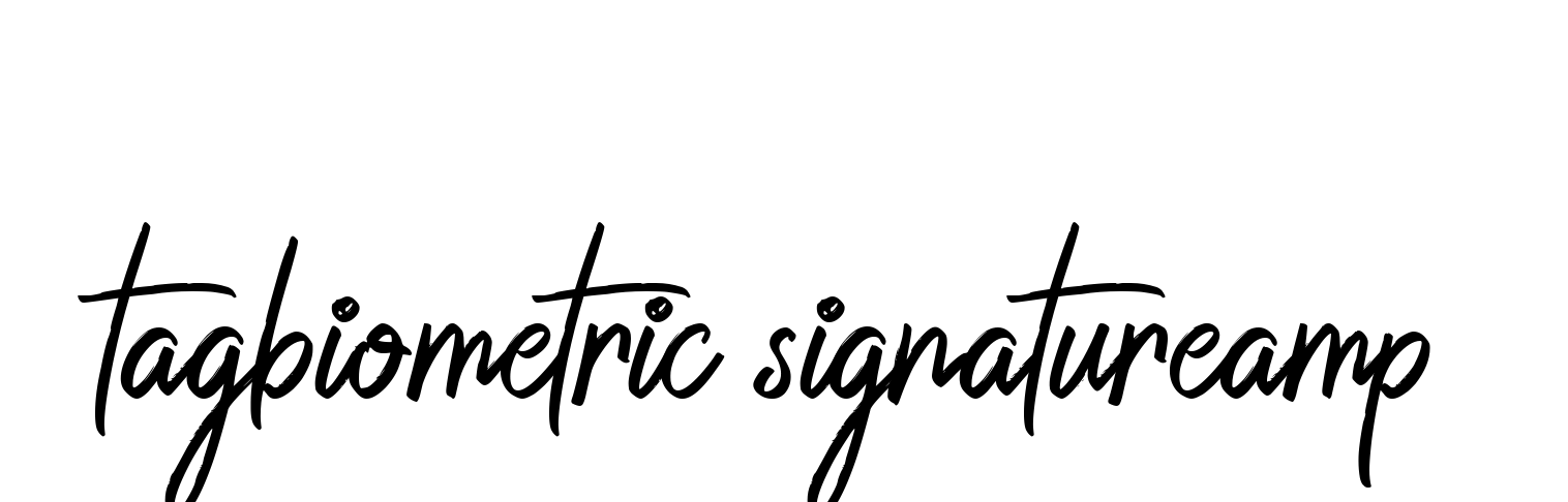 Tagbiometric-signatureamp signature