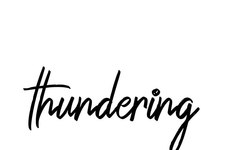 Thundering signature
