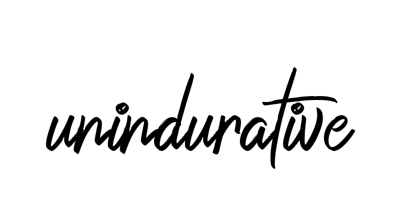 Unindurative signature