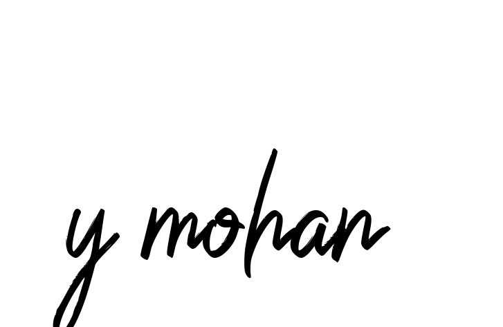 Y-mohan- signature