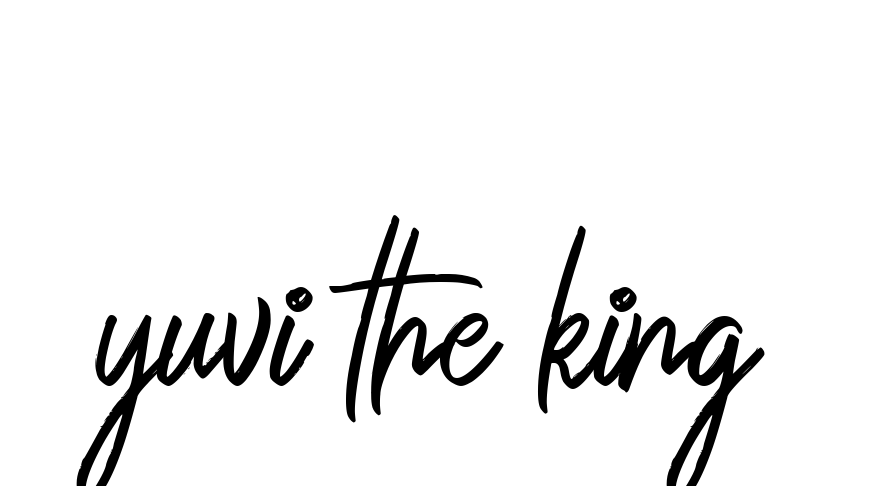 Yuvi-the-king signature