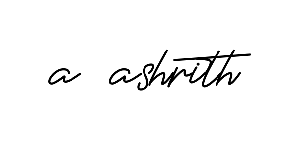 A-ashrith signature