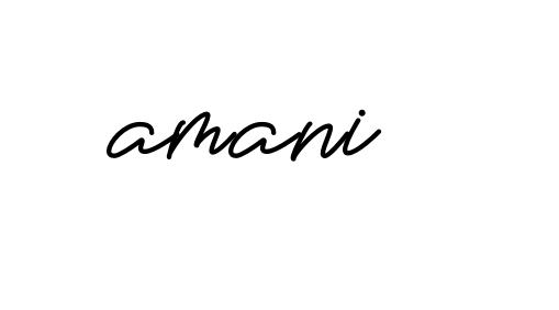 Amani- signature