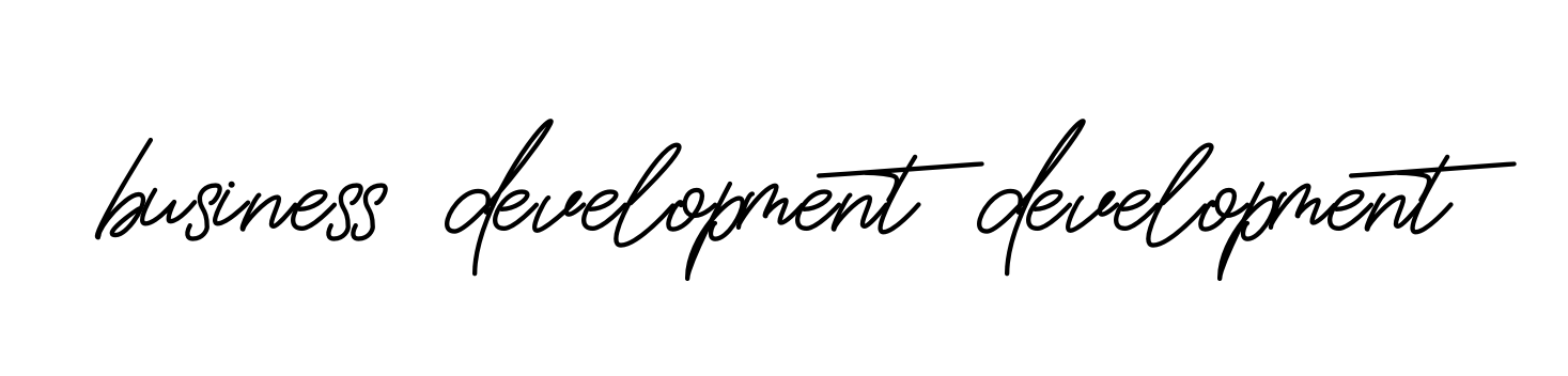 Business-development-development signature