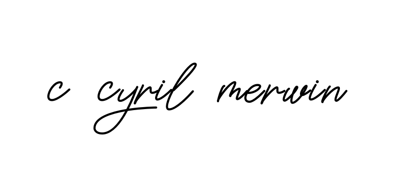 C-cyril-merwin signature