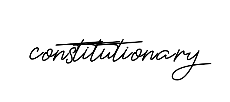 Constitutionary signature