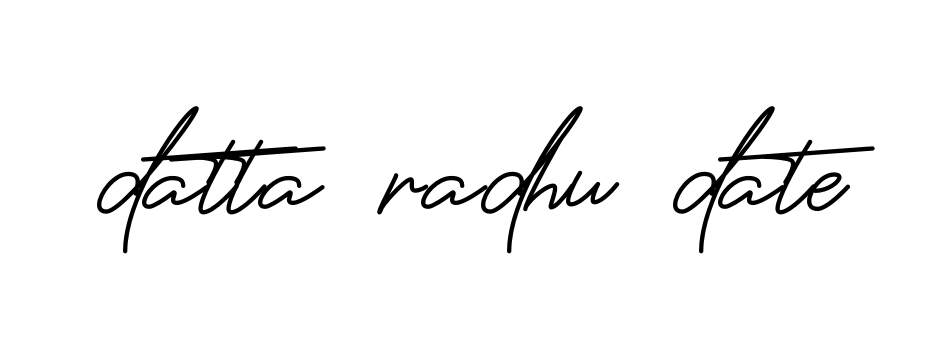 Datta-radhu-date signature