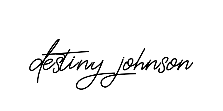 Destiny-johnson signature
