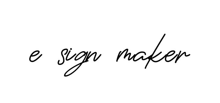 E-sign-maker signature