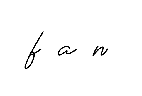 F-a-n signature