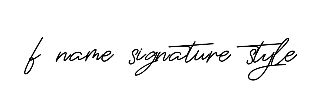 F-name-signature-style signature