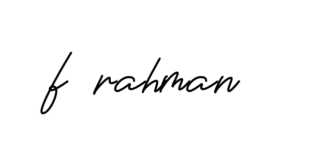 F-rahman- signature