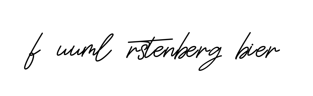 F-uuml-rstenberg-bier signature