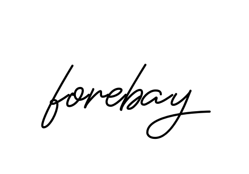 Forebay signature
