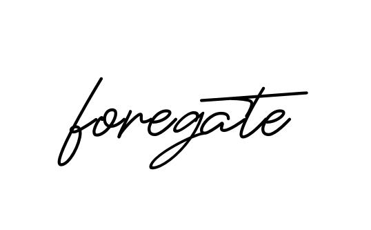 Foregate signature