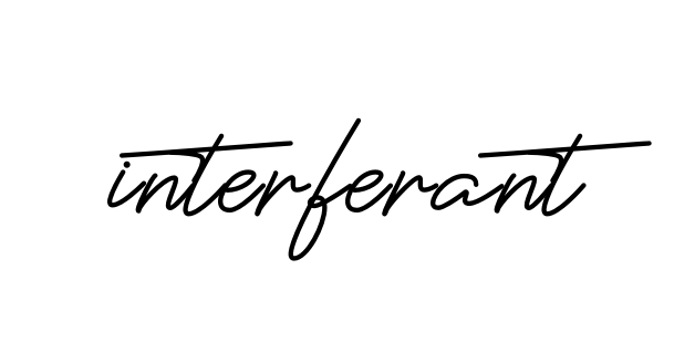 Interferant signature