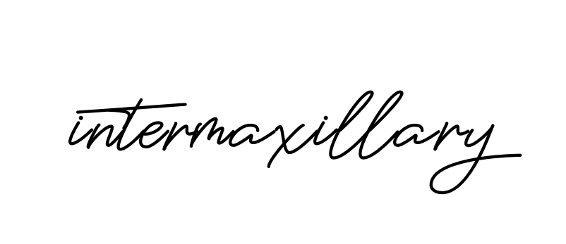 Intermaxillary signature