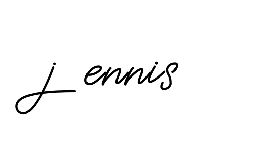 J-ennis signature
