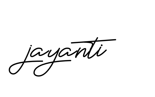 Jayanti signature