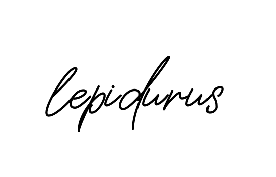 Lepidurus signature